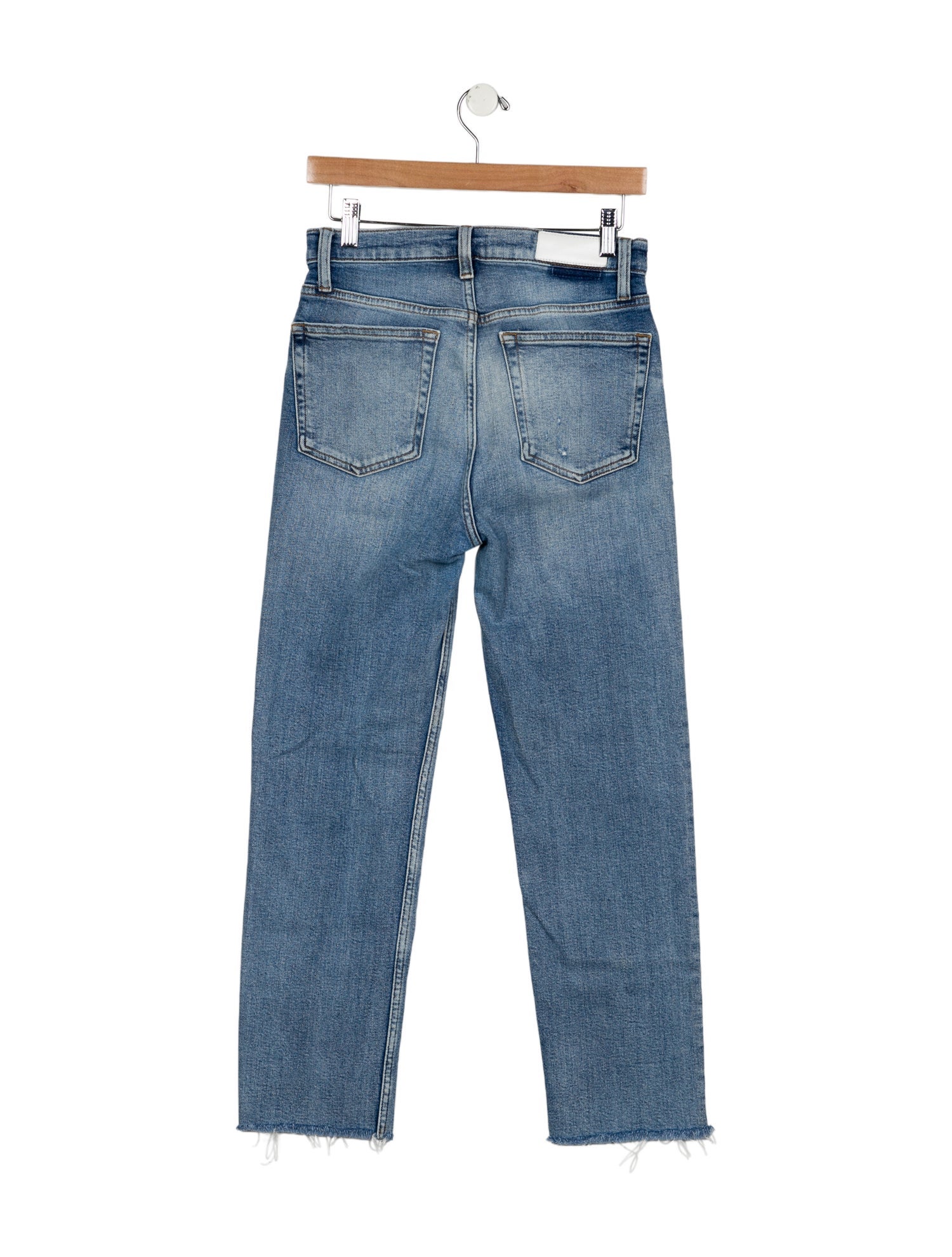 RE/DONE Mid-Rise Straight Leg Jeans