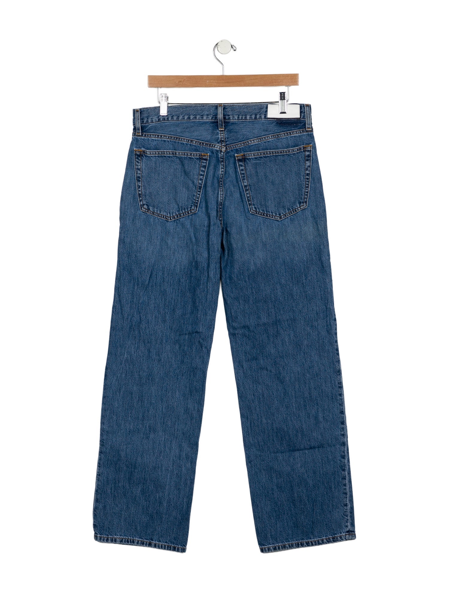 RE/DONE Mid-Rise Wide Leg Jeans