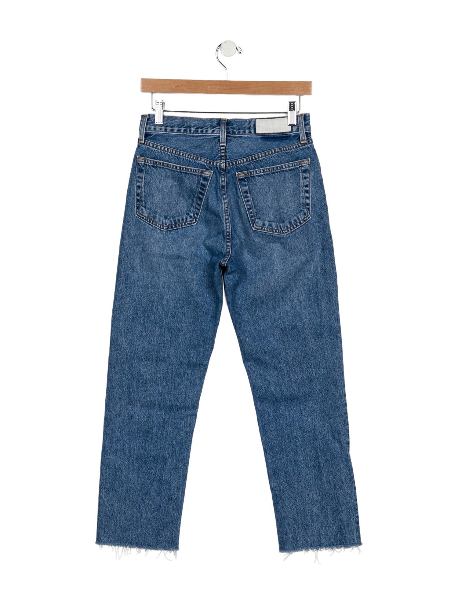 RE/DONE Mid-Rise Straight Leg Jeans