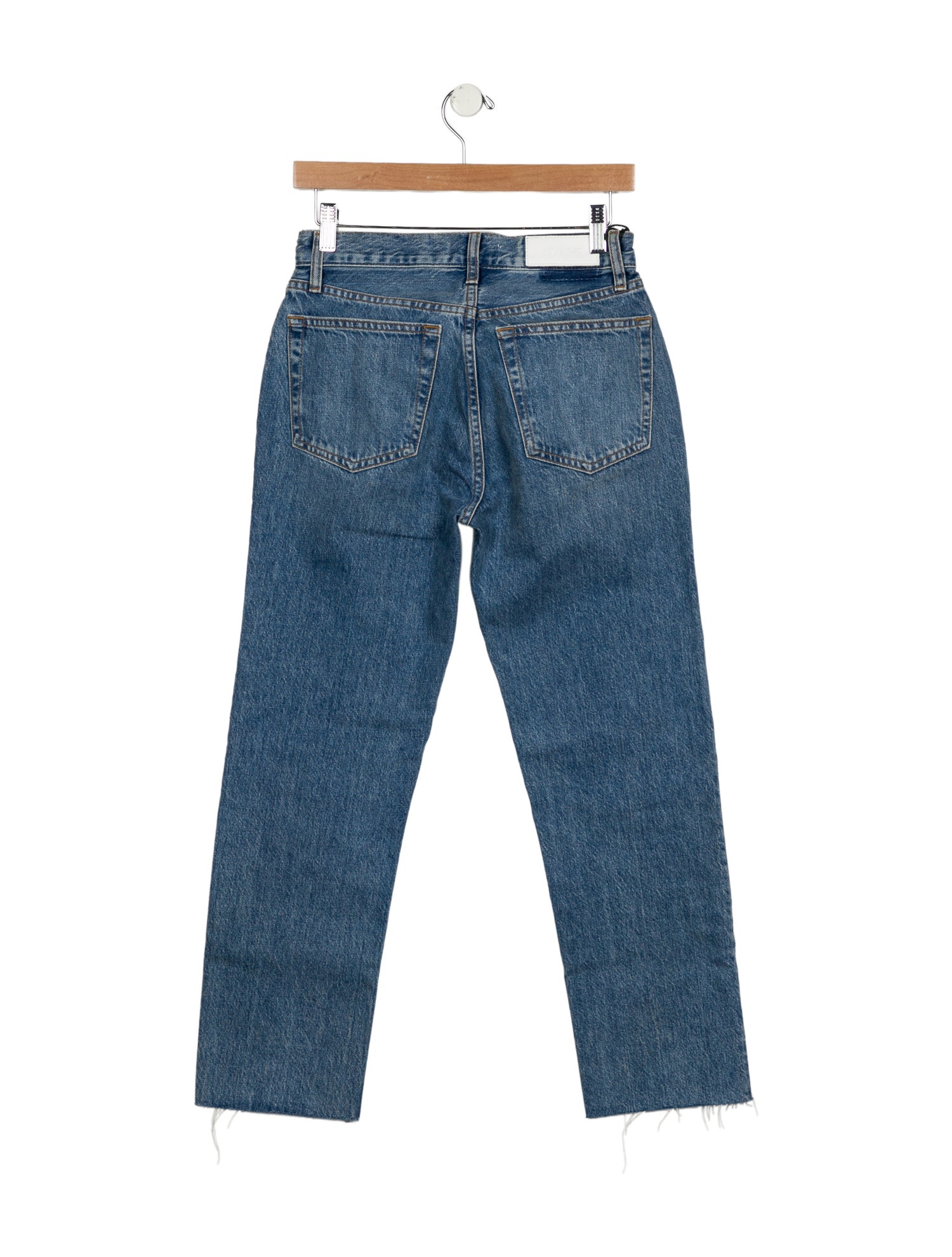 RE/DONE Mid-Rise Straight Leg Jeans w/ Tags