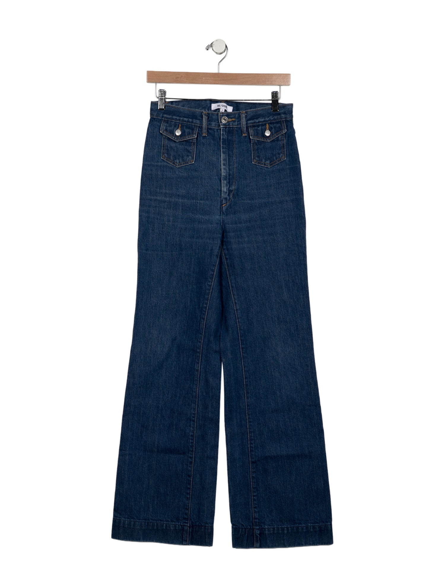 RE/DONE High-Rise Wide Leg Jeans