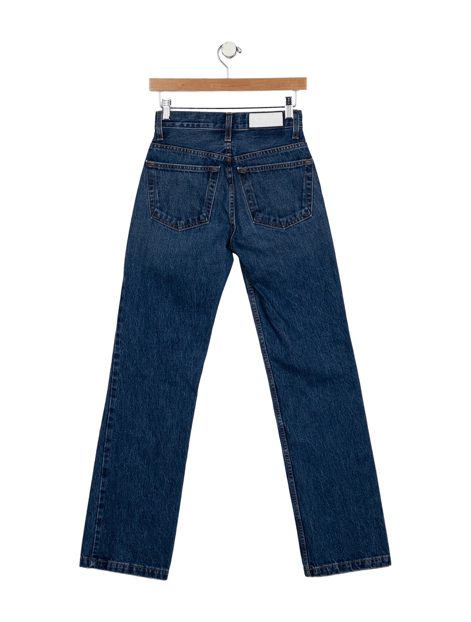RE/DONE Mid-Rise Straight Leg Jeans