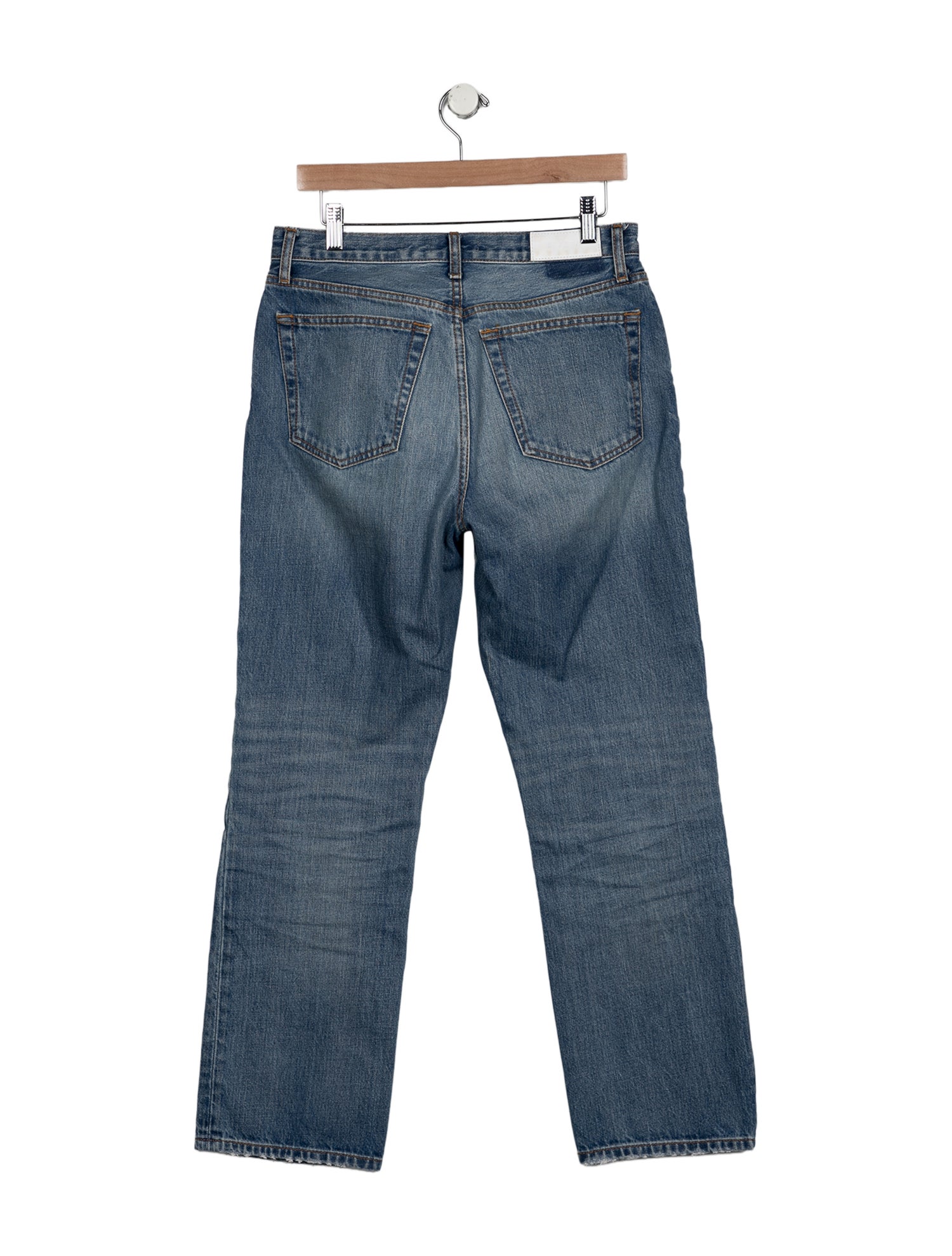 RE/DONE Mid-Rise Wide Leg Jeans