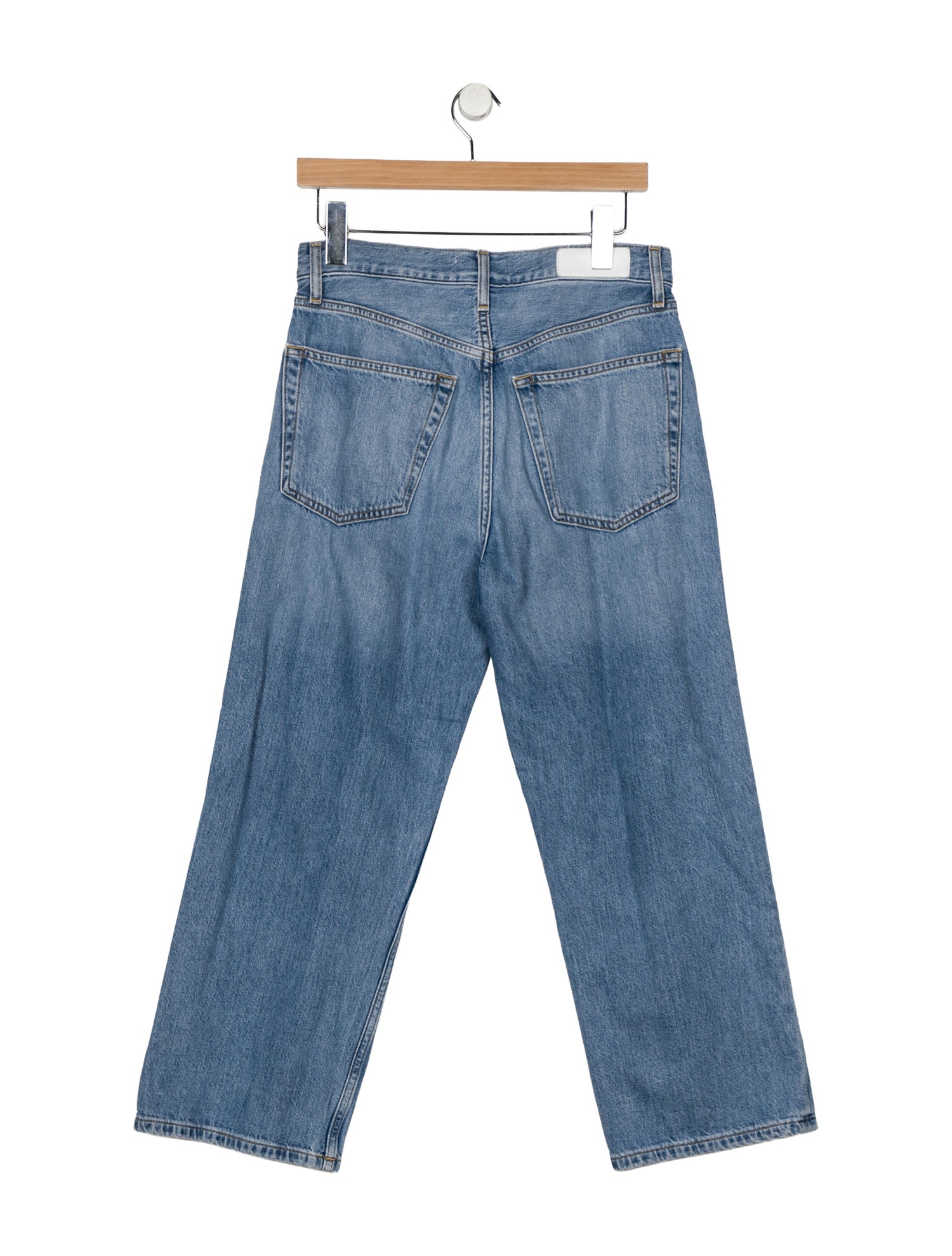 RE/DONE Mid-Rise Wide Leg Jeans