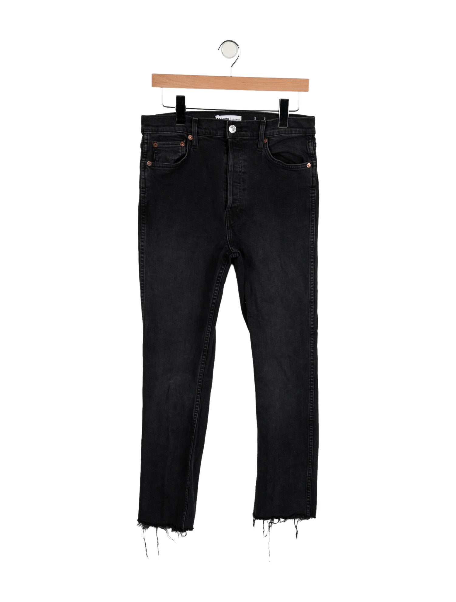 RE/DONE Mid-Rise Straight Leg Jeans