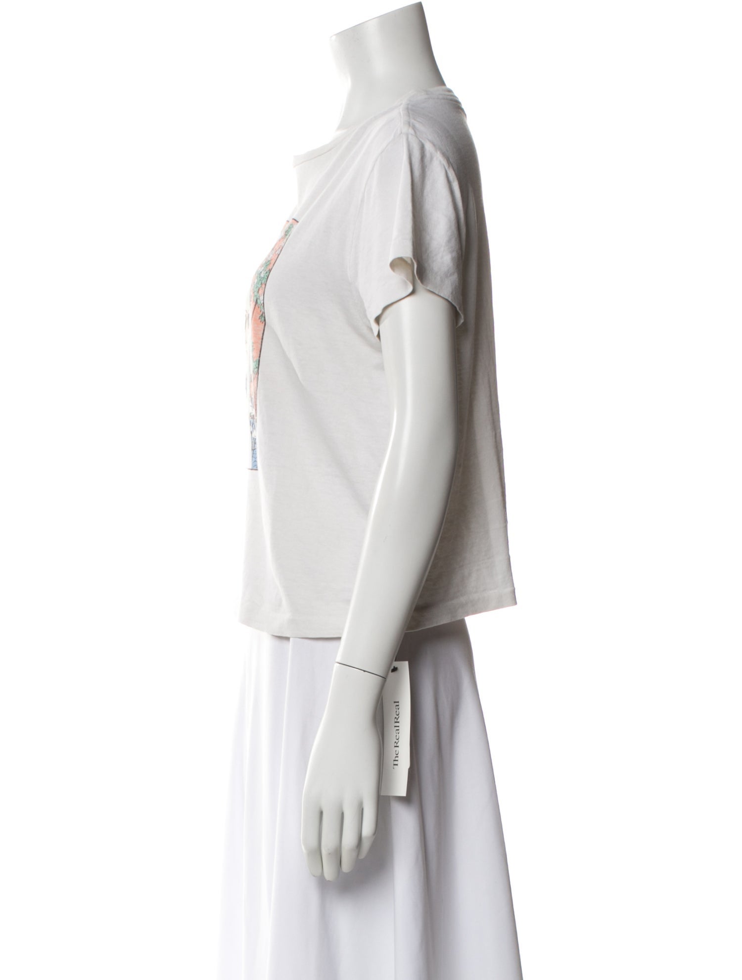 RE/DONE Graphic Print Crew Neck T-Shirt