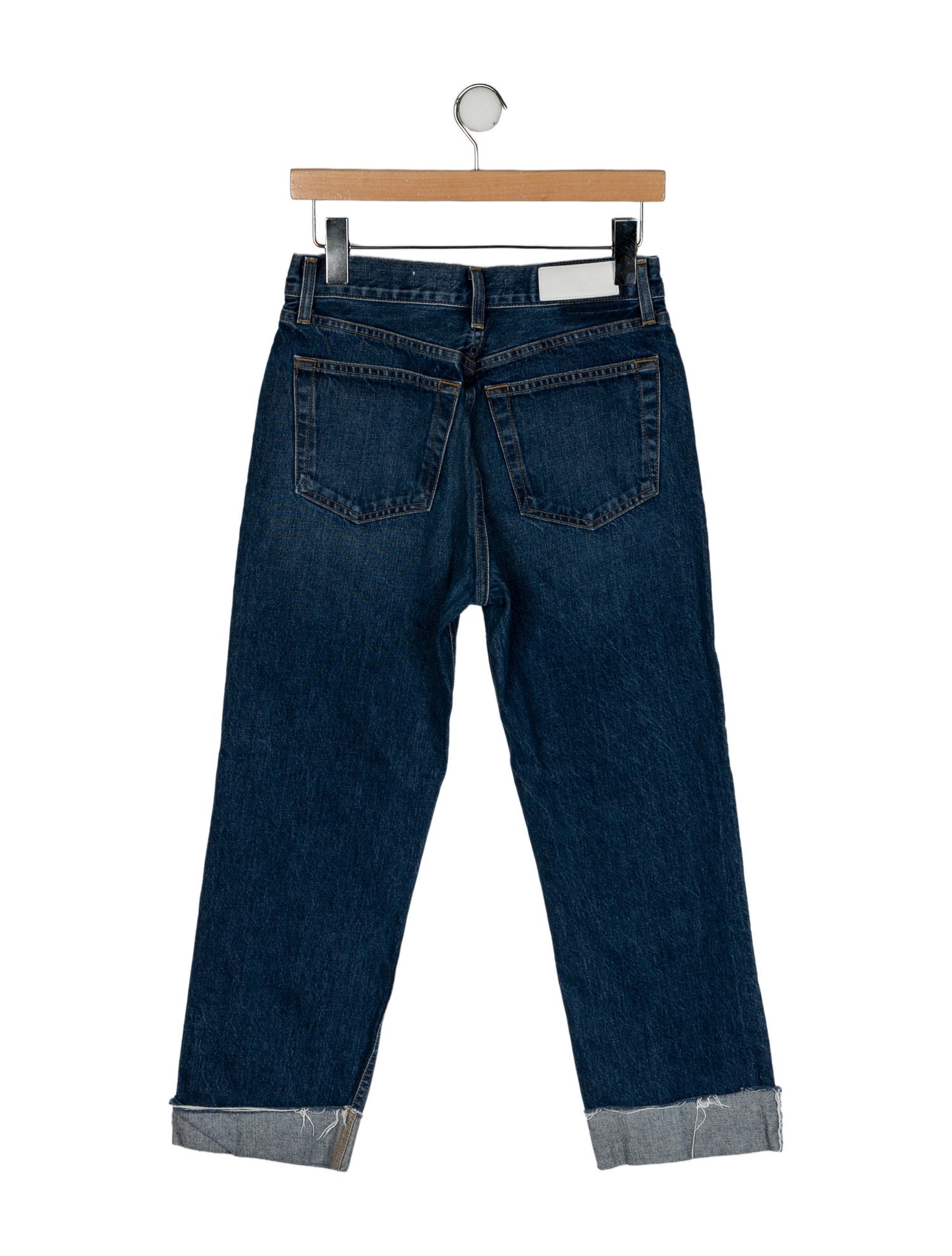 RE/DONE Mid-Rise Straight Leg Jeans