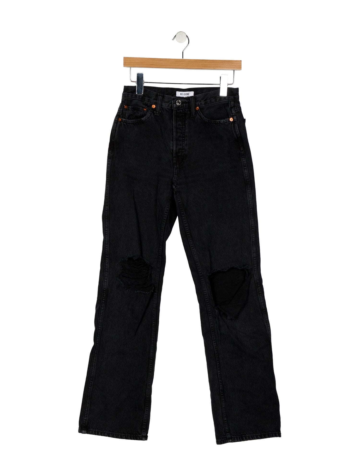 RE/DONE Mid-Rise Straight Leg Jeans