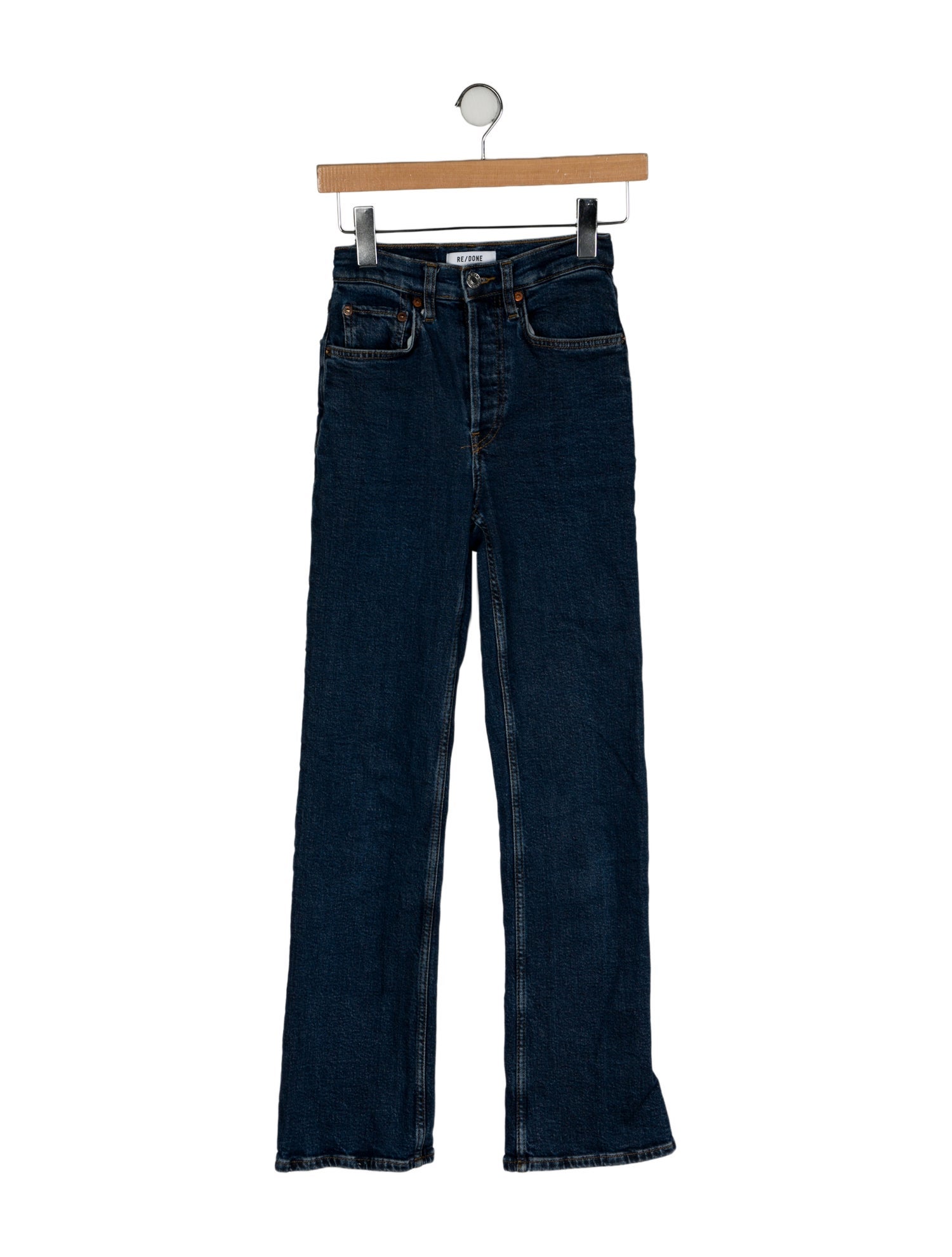 RE/DONE Mid-Rise Straight Leg Jeans