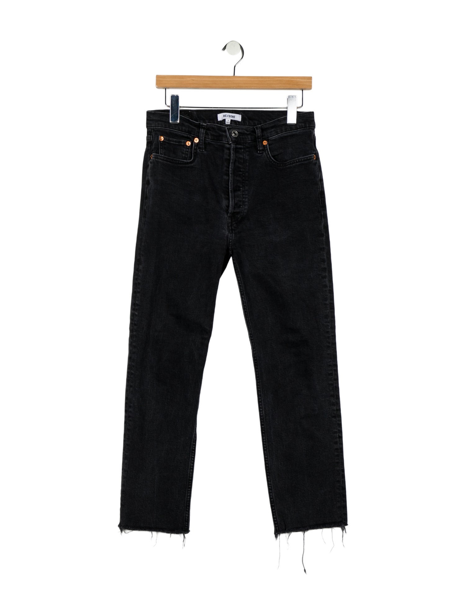 RE/DONE Mid-Rise Straight Leg Jeans