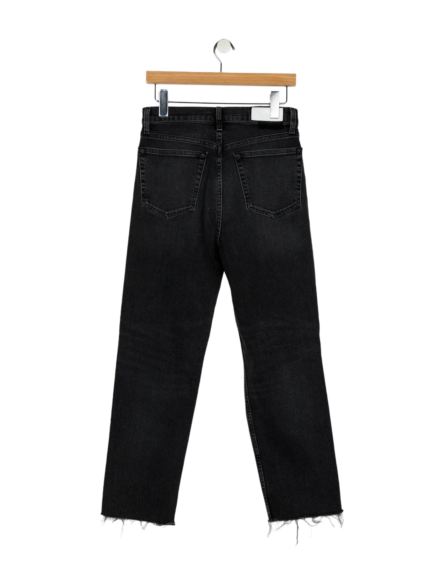 RE/DONE High-Rise Straight Leg Jeans