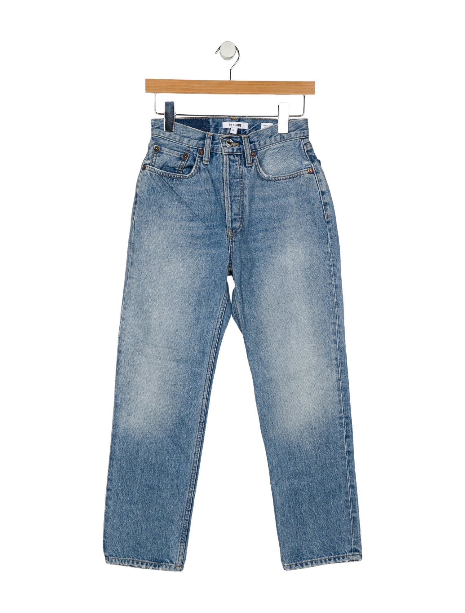 RE/DONE High-Rise Wide Leg Jeans