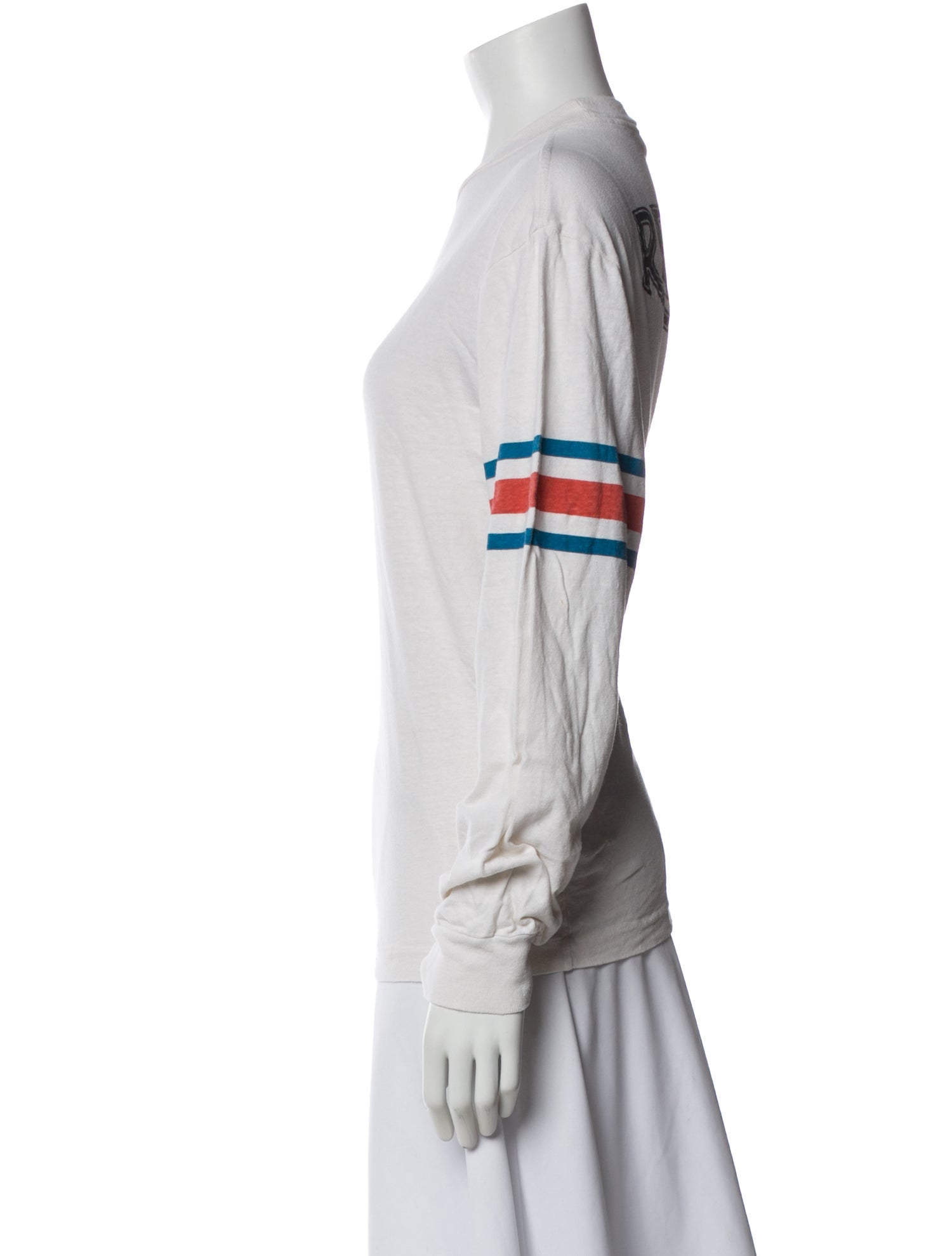 RE/DONE Striped Crew Neck T-Shirt