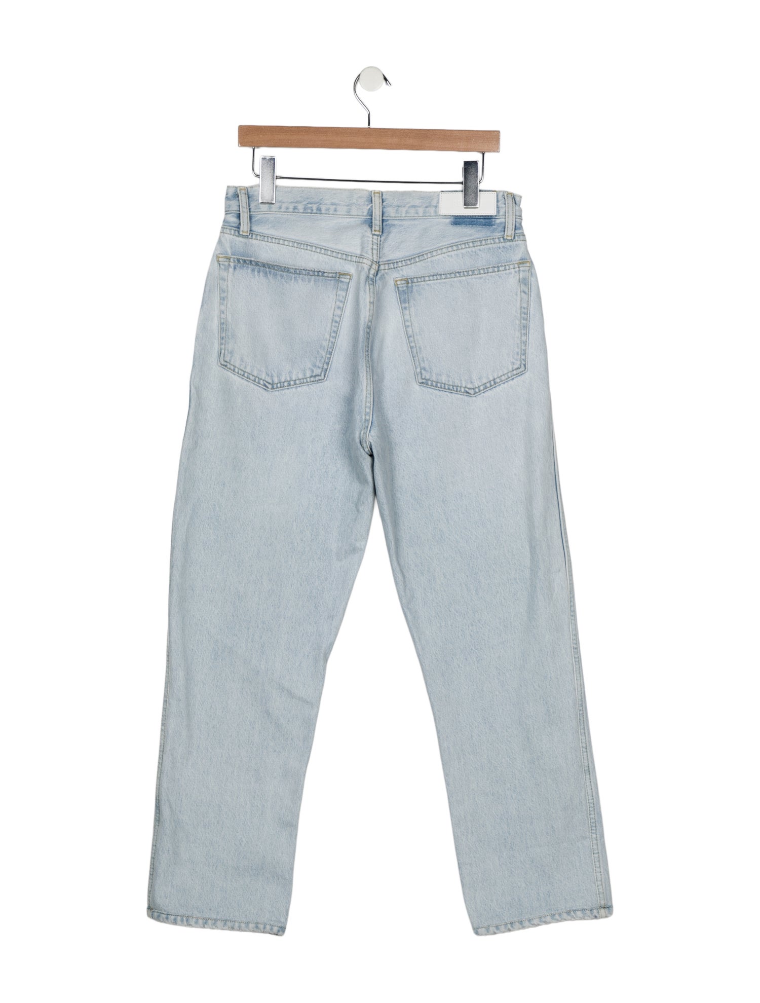 RE/DONE High-Rise Straight Leg Jeans