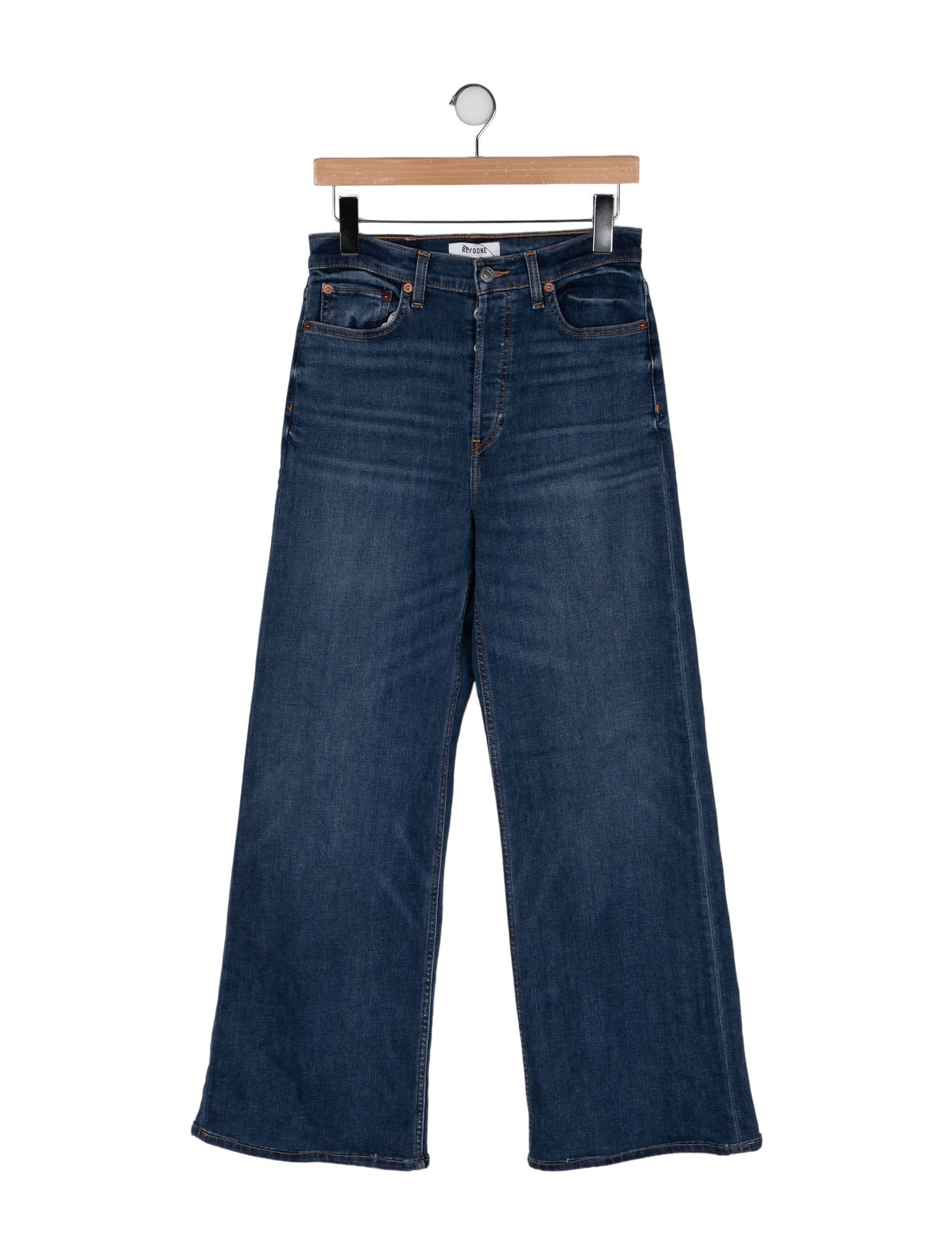 RE/DONE High-Rise Wide Leg Jeans