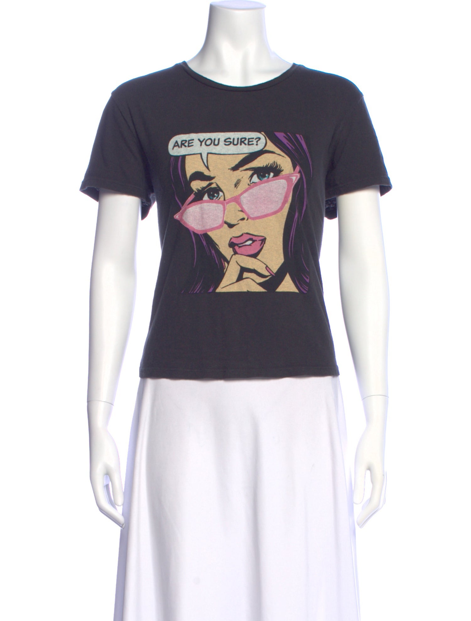 RE/DONE Graphic Print Crew Neck T-Shirt