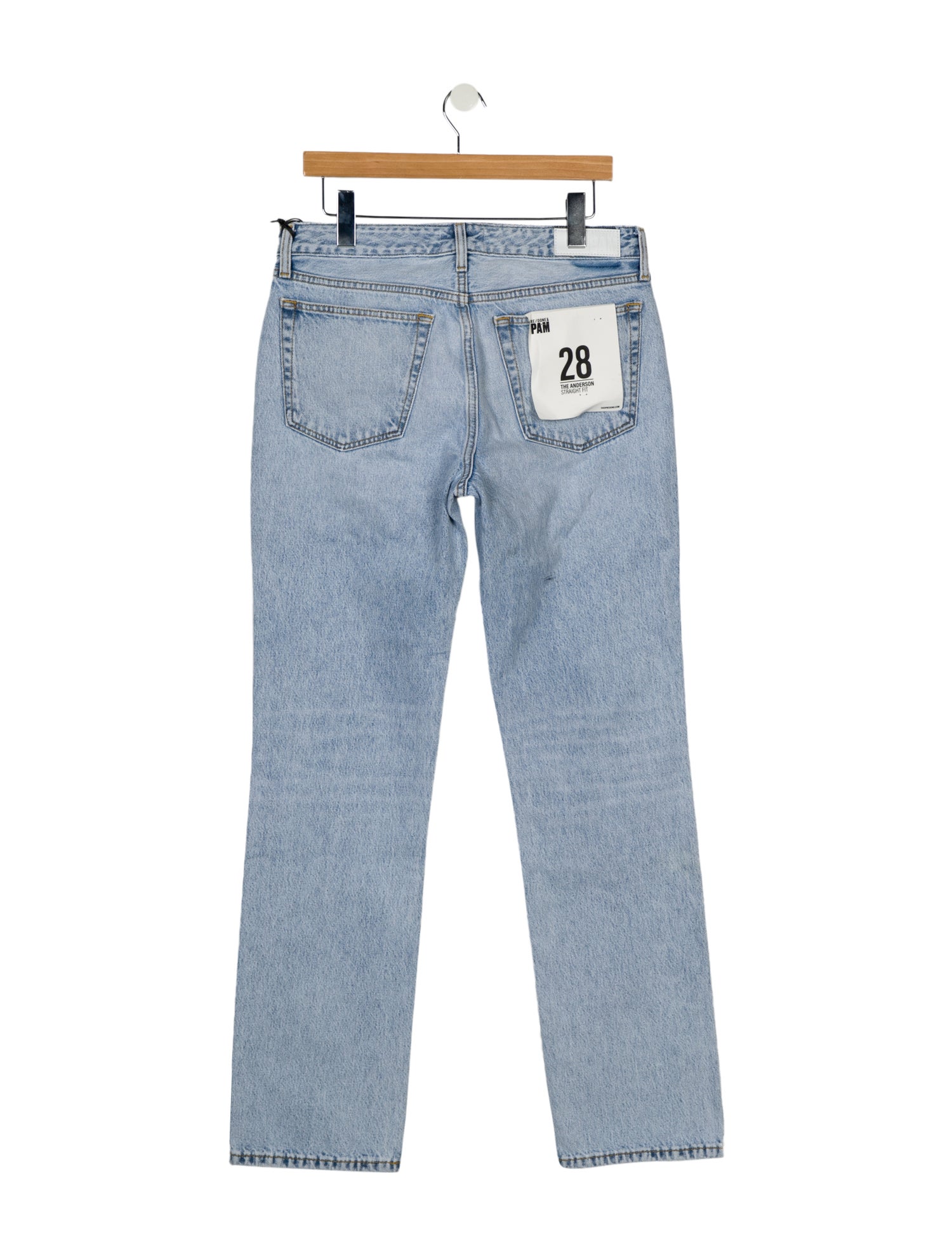 Re/Done x PAM High-Rise Straight Leg Jeans
