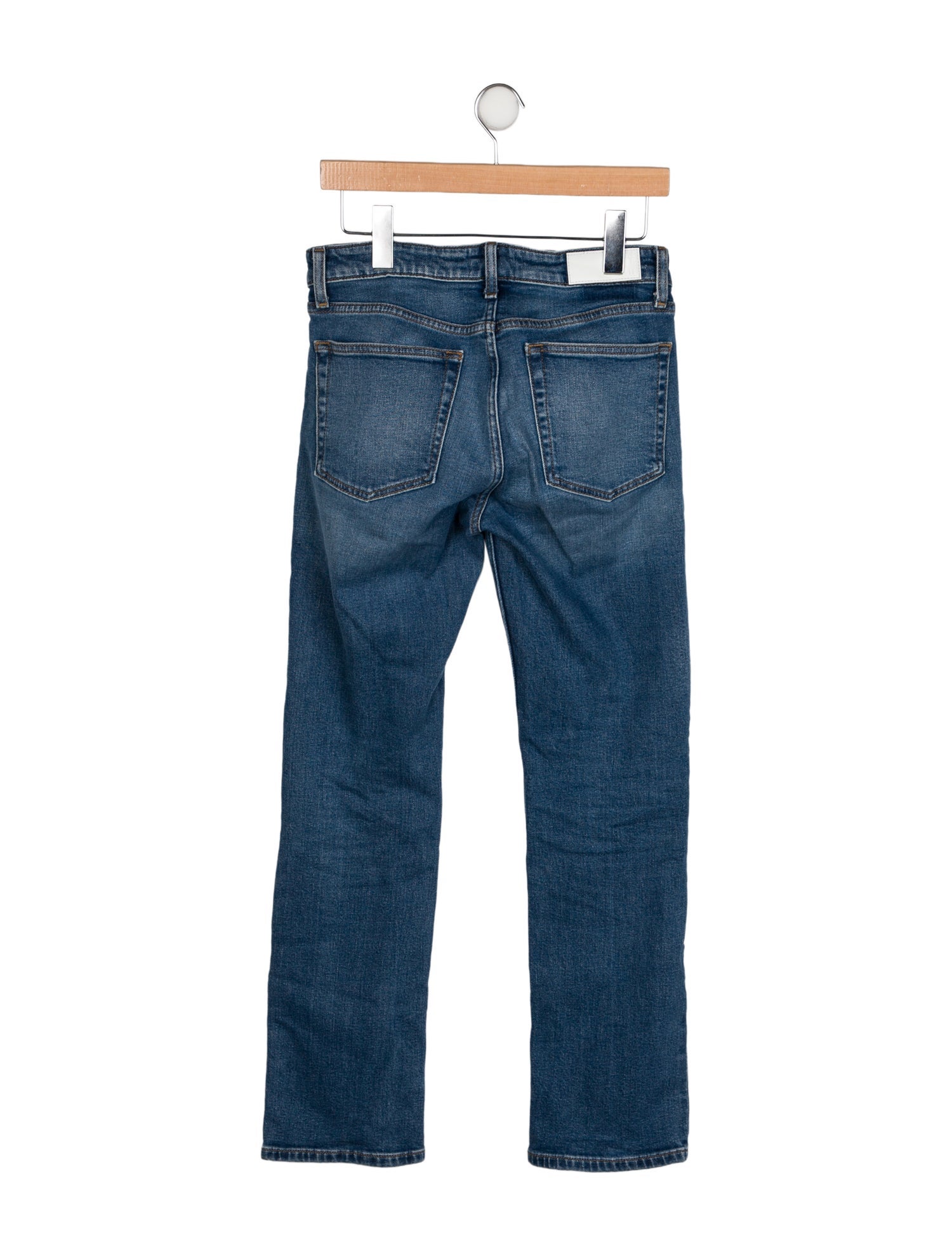 Re/Done x PAM Mid-Rise Straight Leg Jeans