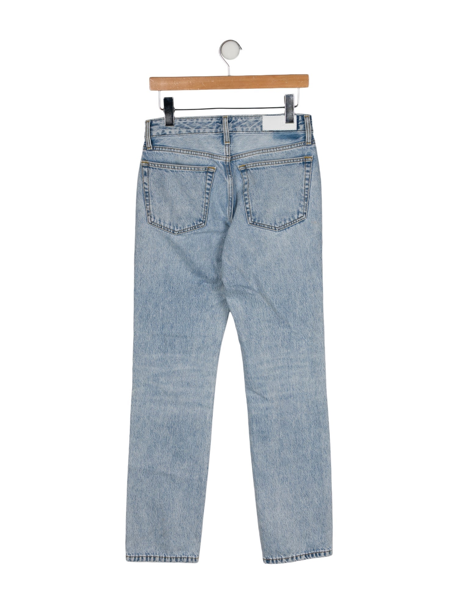 Re/Done x PAM Mid-Rise Straight Leg Jeans