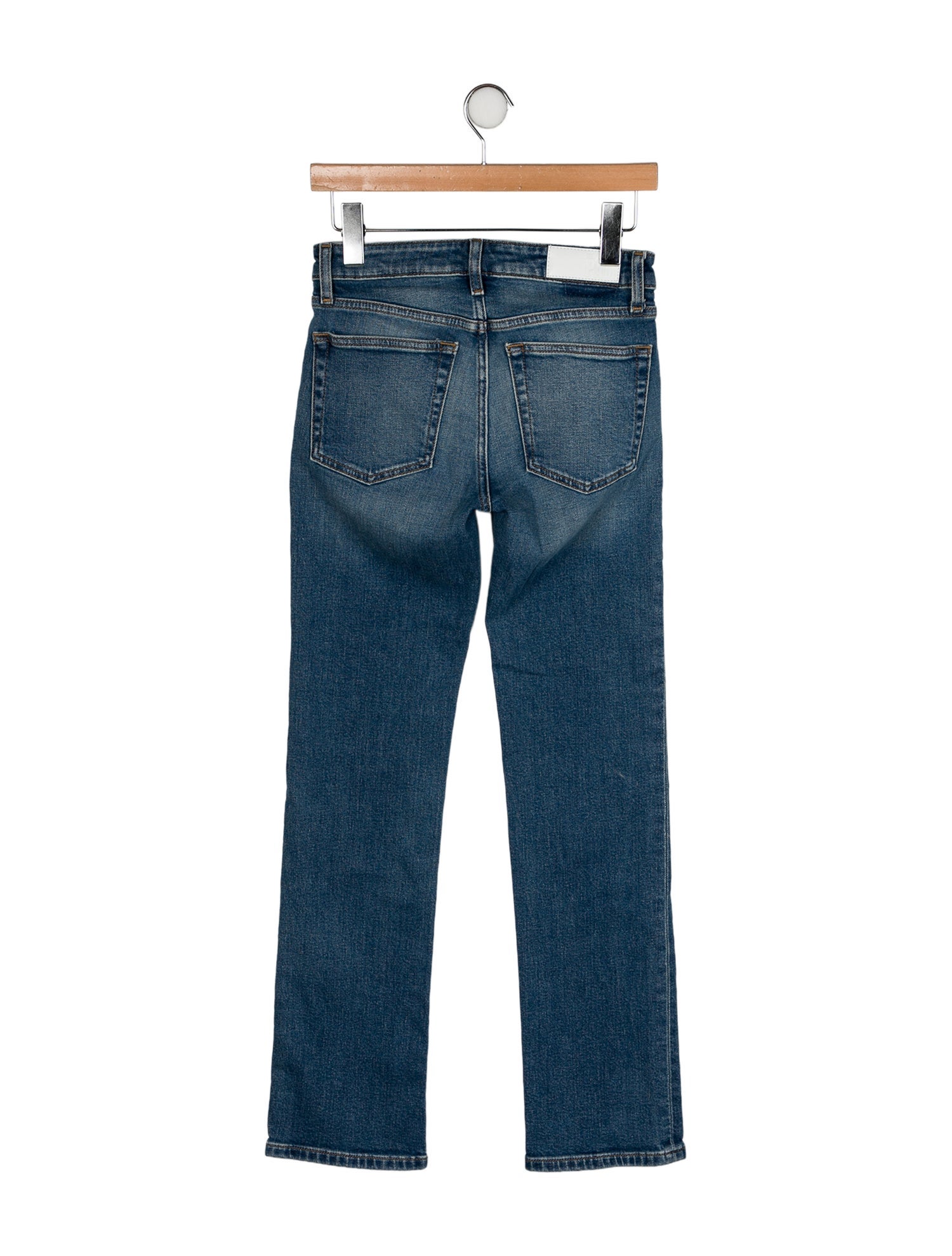 Re/Done x PAM Mid-Rise Straight Leg Jeans