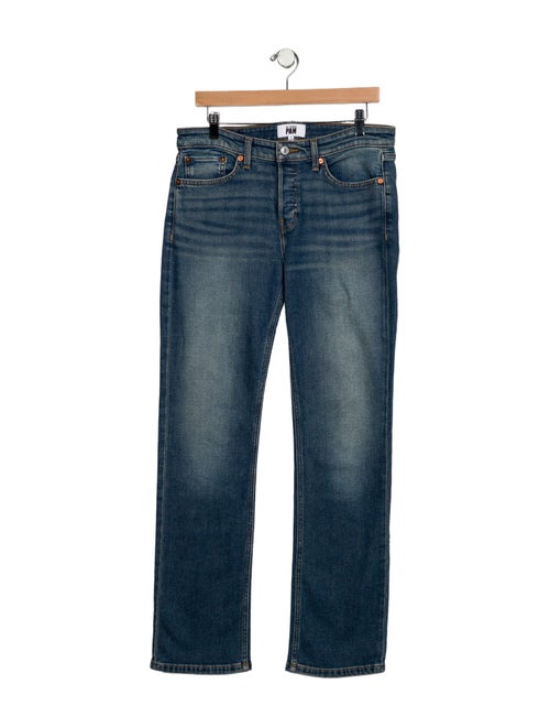 Re/Done x PAM Mid-Rise Straight Leg Jeans