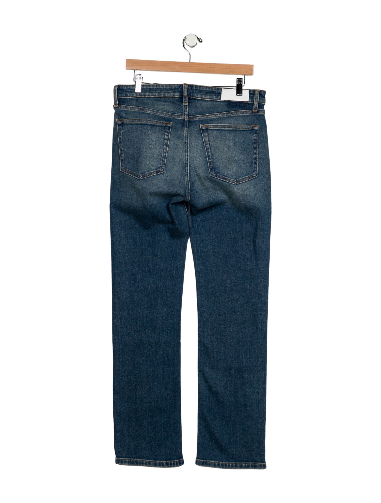 Re/Done x PAM Mid-Rise Straight Leg Jeans