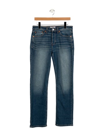 Re/Done x PAM Mid-Rise Straight Leg Jeans