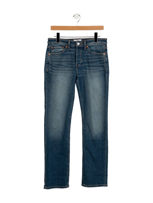 Re/Done x PAM Mid-Rise Straight Leg Jeans
