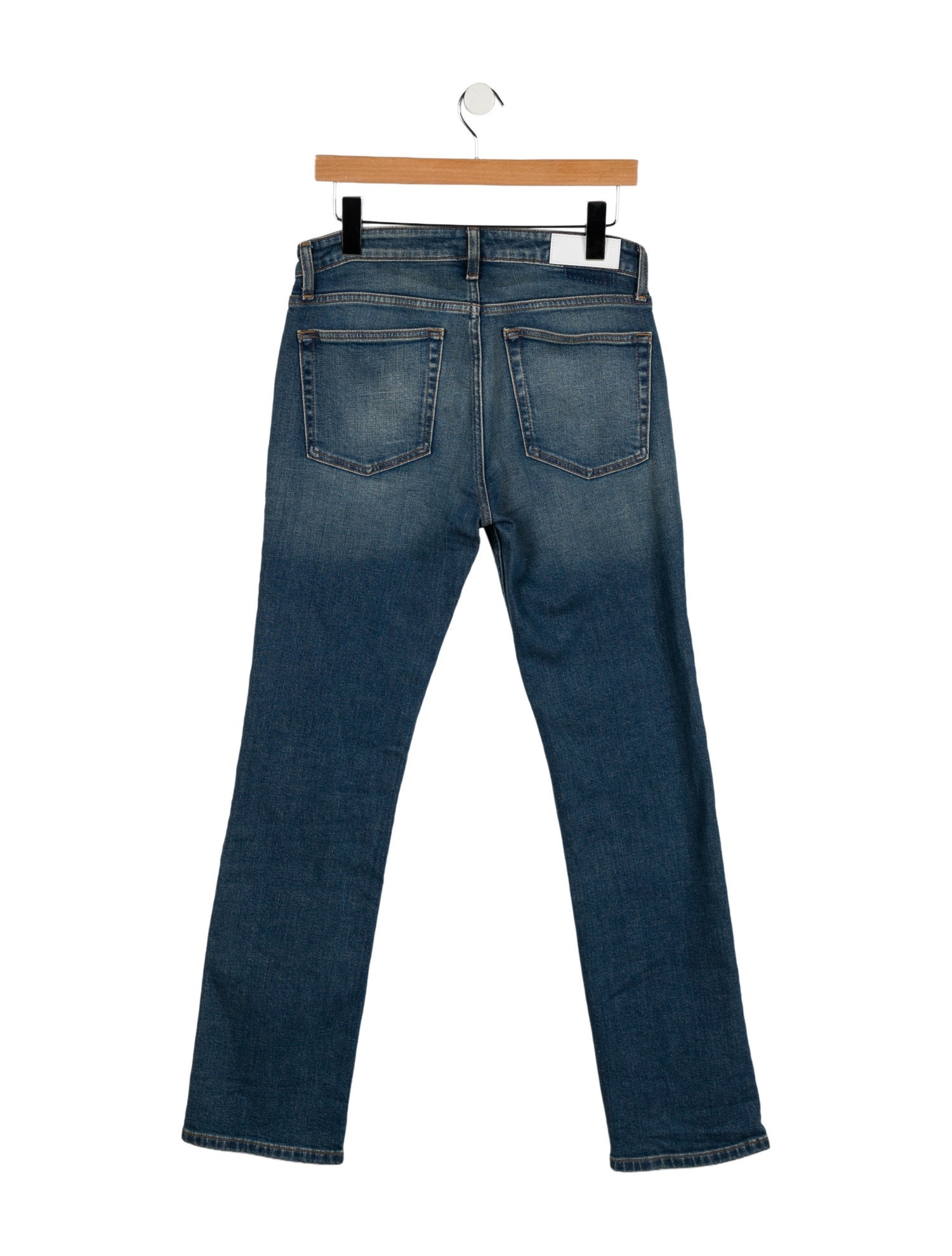 Re/Done x PAM Mid-Rise Straight Leg Jeans