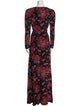 Rebecca de Ravenel Silk Floral Print Jumpsuit
