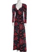 Rebecca de Ravenel Silk Floral Print Jumpsuit