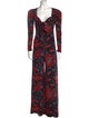 Rebecca de Ravenel Silk Floral Print Jumpsuit
