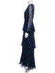 Rebecca de Ravenel Silk Long Dress