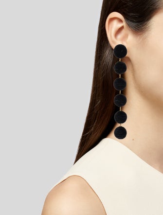 Rebecca de Ravenel The Shimmy Six Drop Skinny Earrings