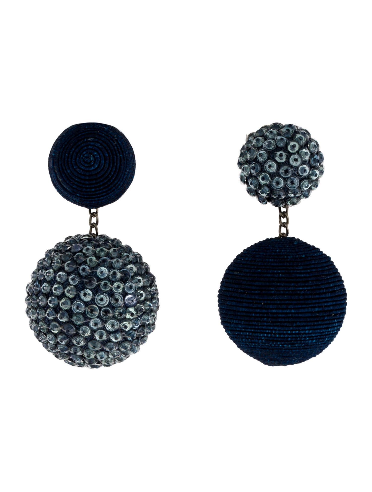 Rebecca de Ravenel Cord & Bead Clip-On Earrings