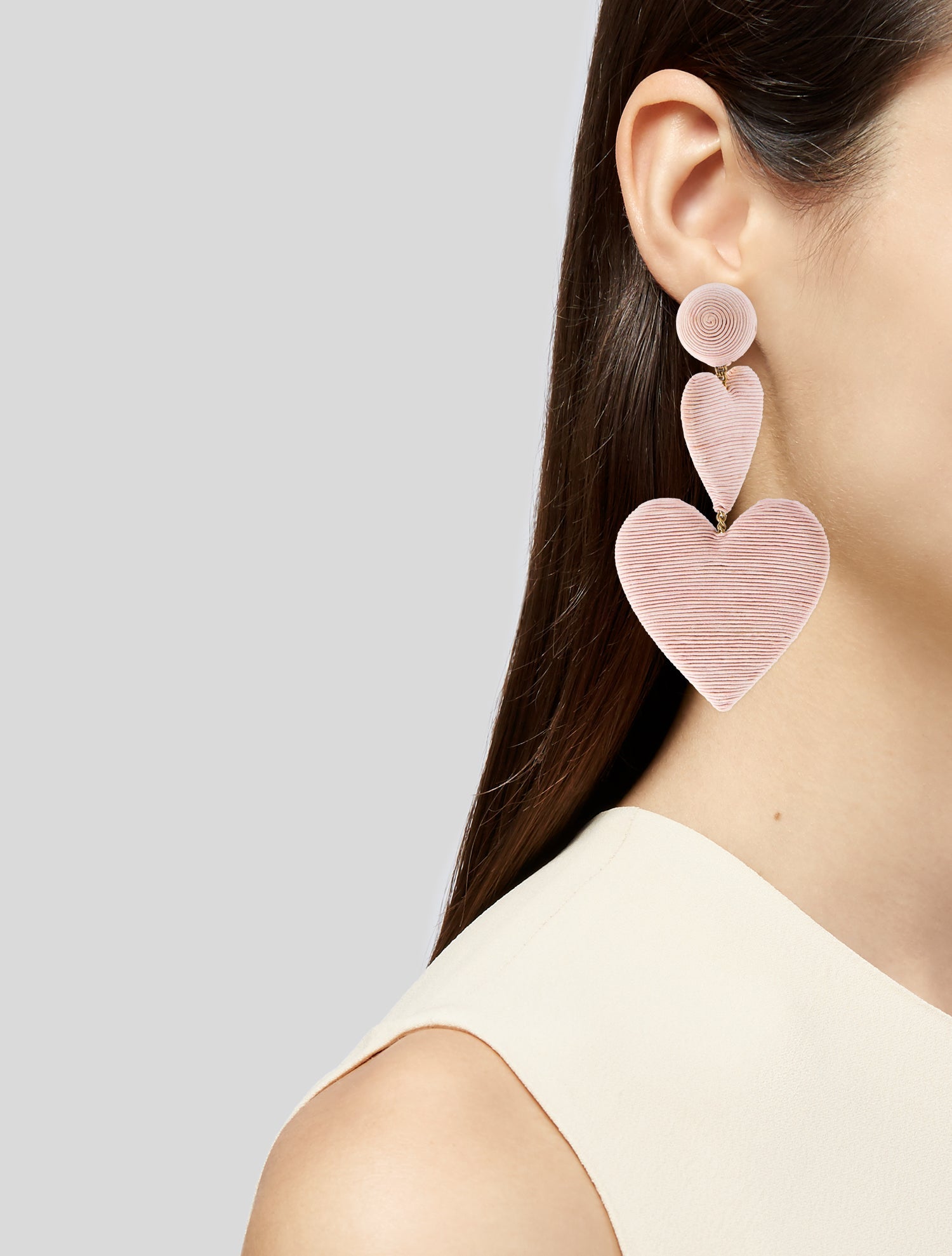 Rebecca de Ravenel Cora Heart Drop Earrings