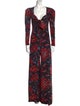 Rebecca de Ravenel Silk Floral Print Jumpsuit