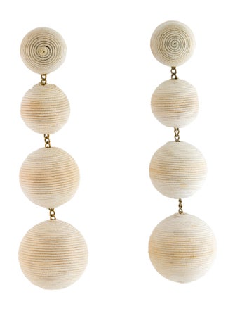 Rebecca de Ravenel Classic 4 Drop Clip-On Earrings