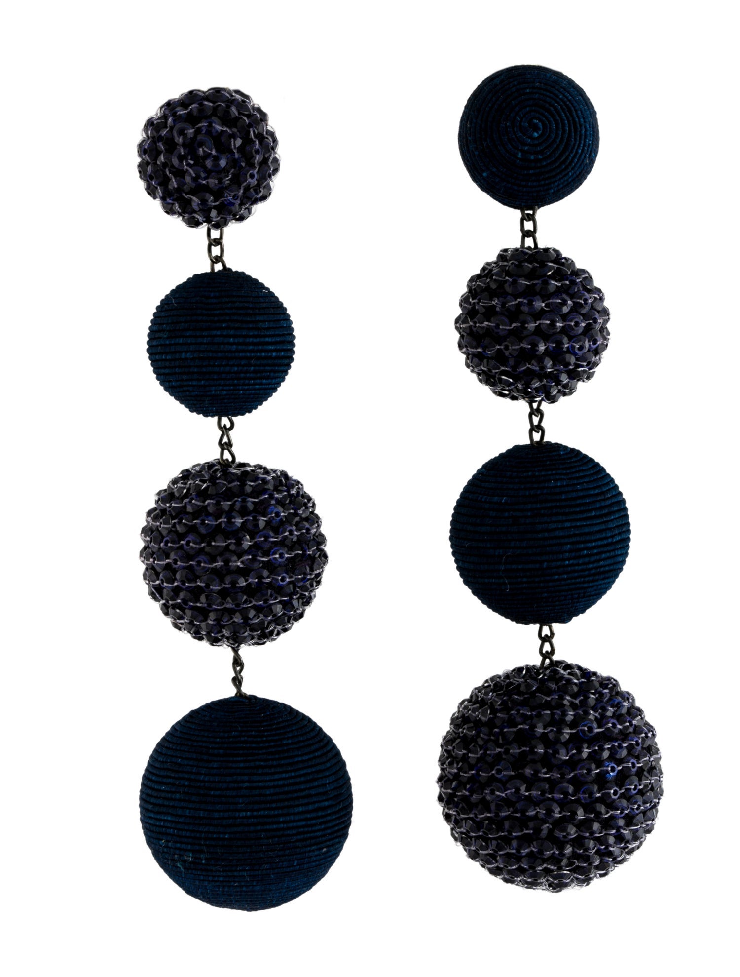 Rebecca de Ravenel Classic 4 Drop Clip-On Earrings