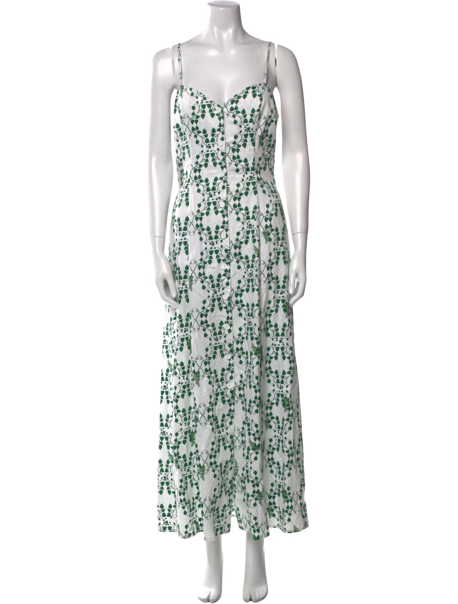 Rebecca de Ravenel Printed Long Dress