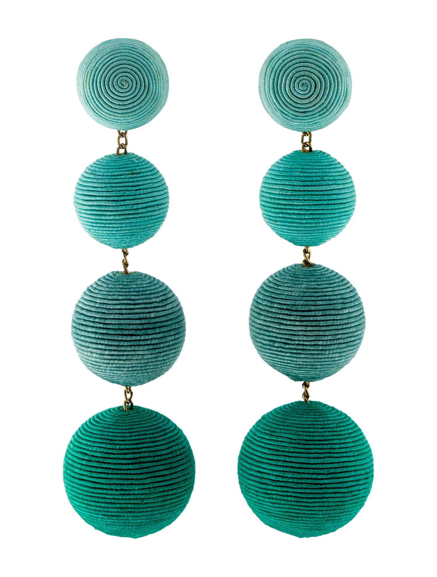 Rebecca de Ravenel Ombré Classic Clip-On Drop Earrings