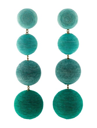 Rebecca de Ravenel Ombré Classic Clip-On Drop Earrings