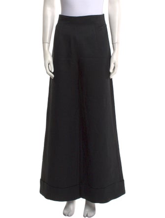 Rebecca de Ravenel Silk Wide Leg Pants