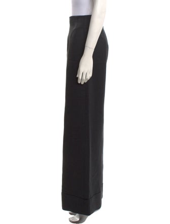 Rebecca de Ravenel Silk Wide Leg Pants