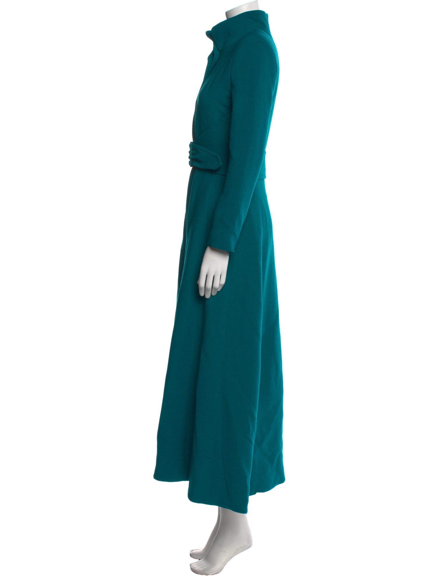 Rebecca de Ravenel Mock Neck Long Dress