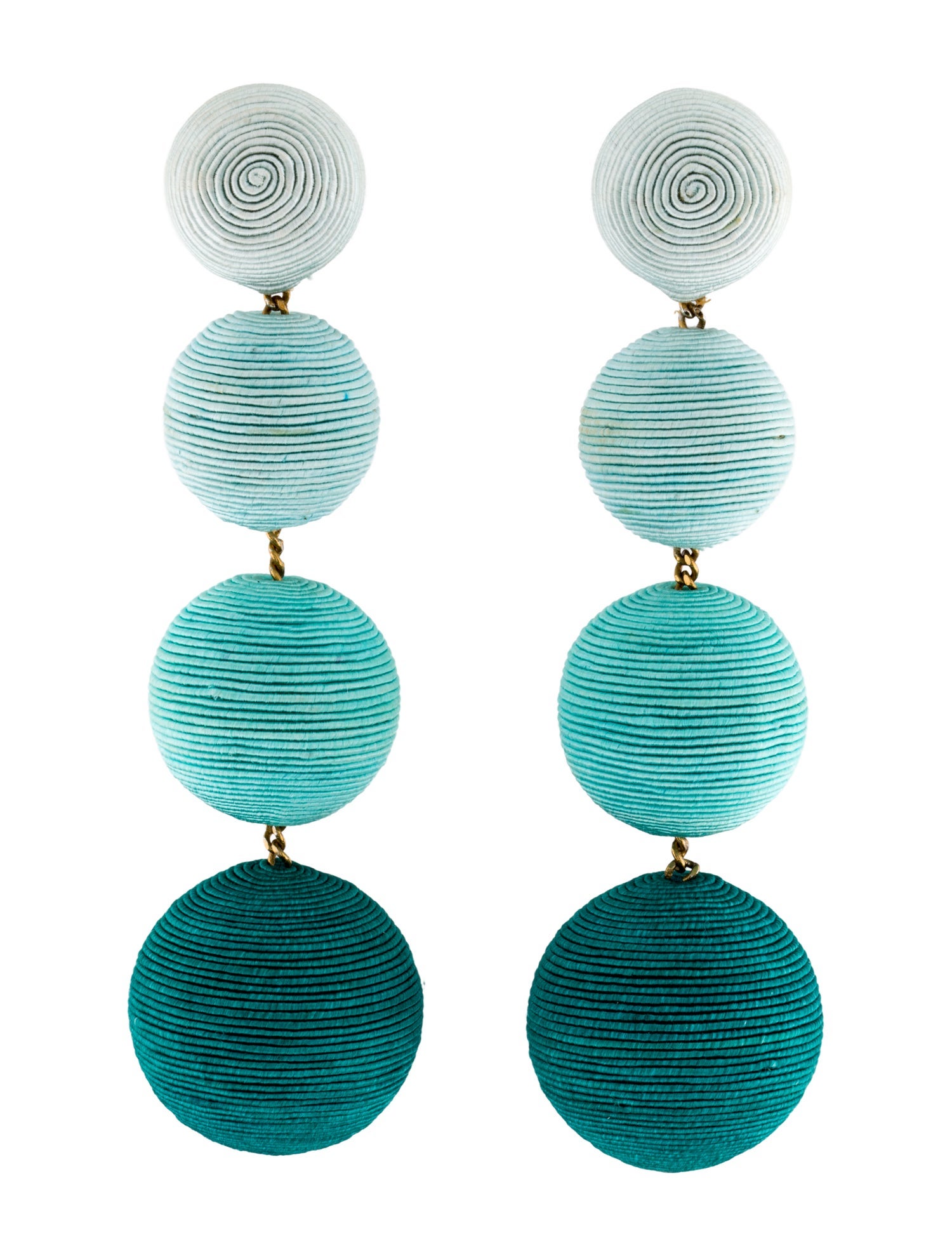 Rebecca de Ravenel Cord & Ball Drop Earrings