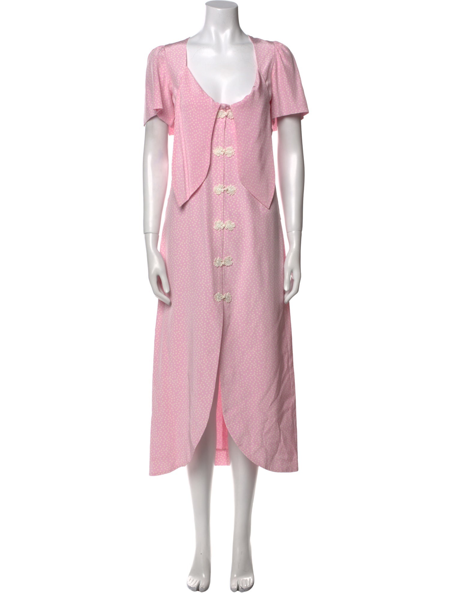 Rebecca de Ravenel Silk Long Dress