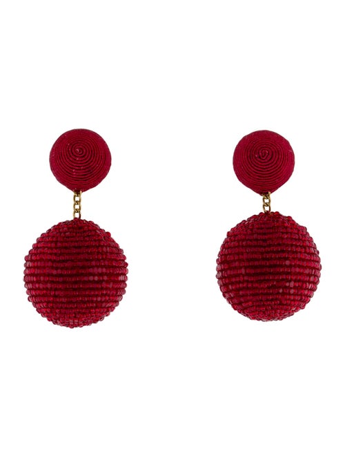 Rebecca de Ravenel Bead & Cord Drop Earrings