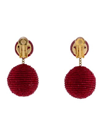 Rebecca de Ravenel Bead & Cord Drop Earrings