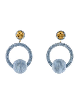 Rebecca de Ravenel Claudia Hoop Drop Earrings